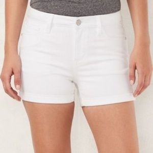 LC Lauren Conrad white shorts